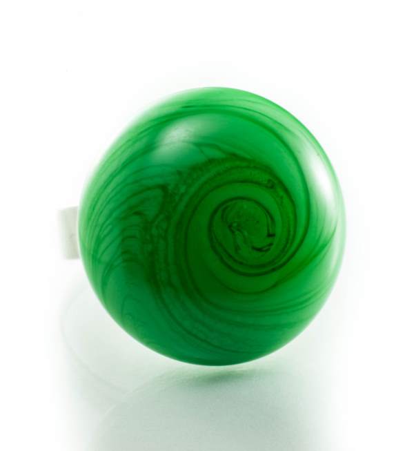 Prsten Jednobojni zeleni pastel mali